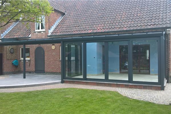 Renovatie veranda met pergola